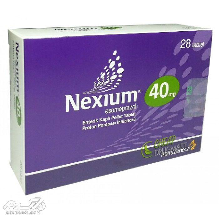 کپسول نکسیوم 40 میلی گرم(اسموپرازول)۲۸تایی اصلی