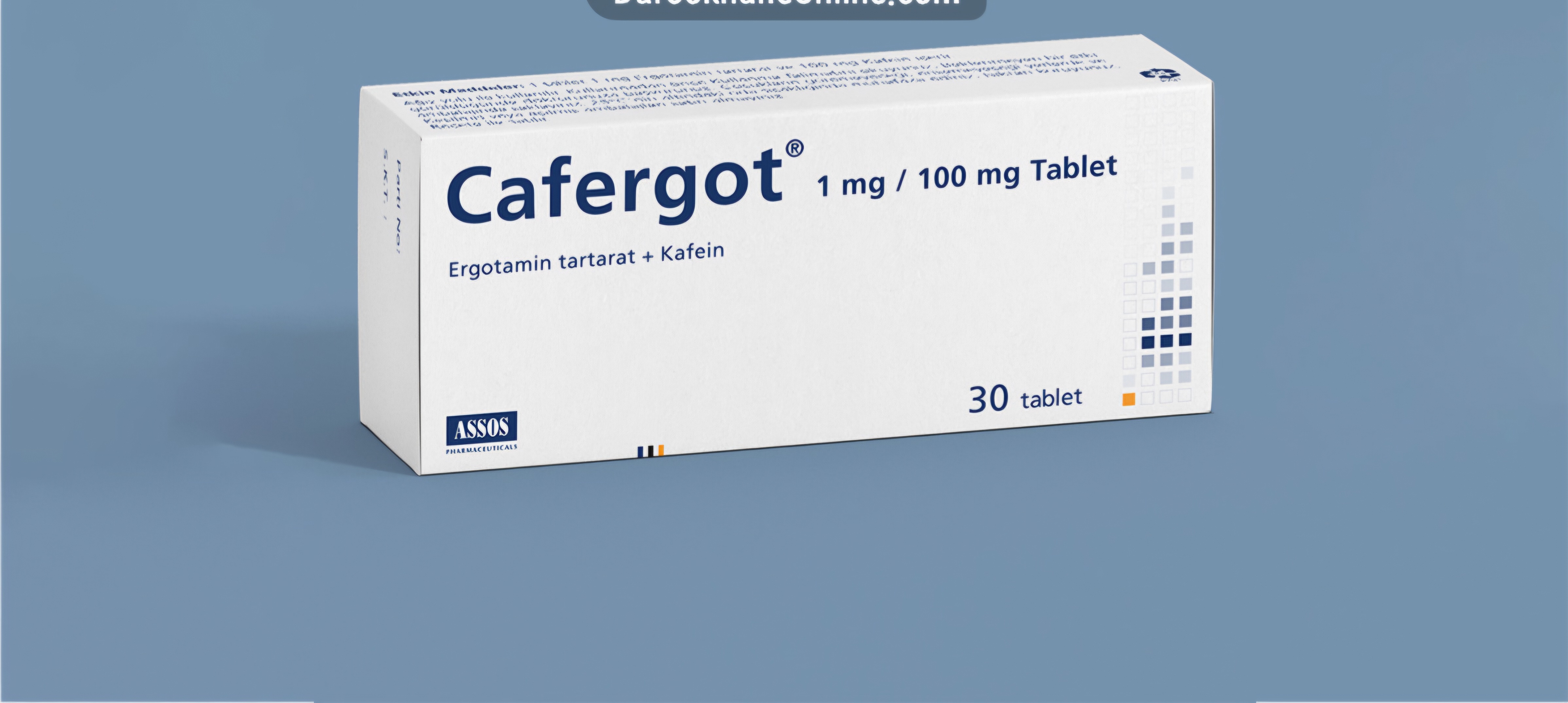 قرص کافرگوت  30 عددی( ارگوتامین+ کافئین )۱mg/100mg.