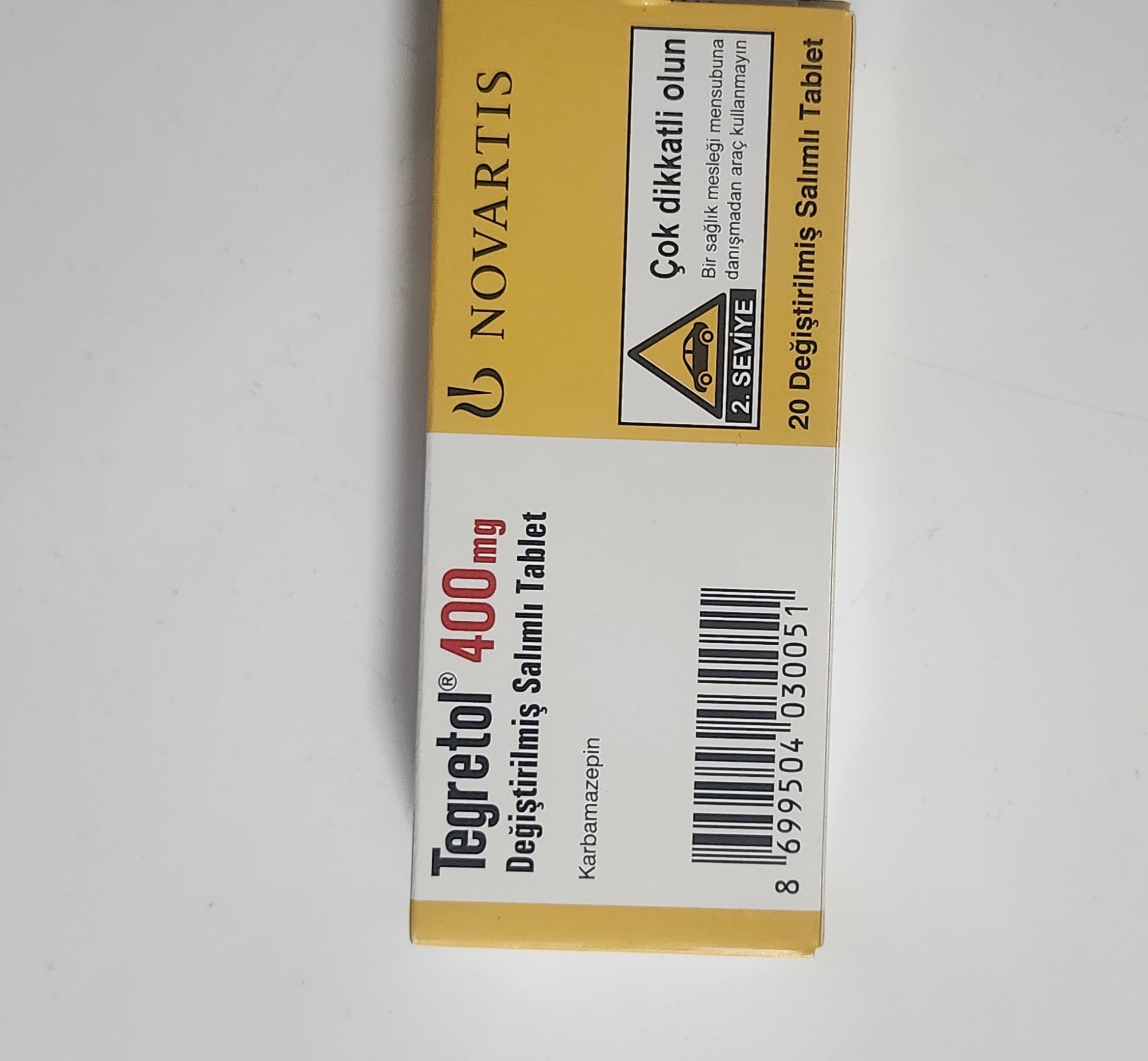 تگراتول 400 نوارتیس 20 عددی اصلی(کاربامازپین)