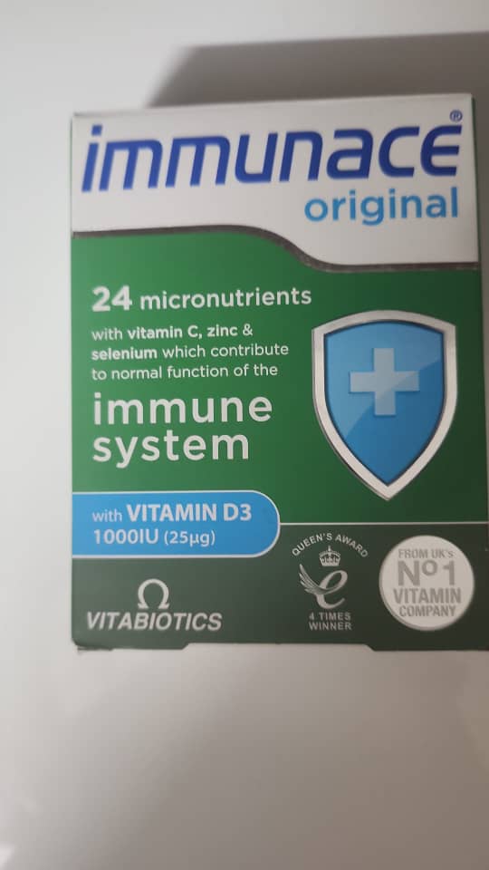 قرص ایمونس  اورجینال اصلی انگلیس 30 عددی ویتابیوتیکس